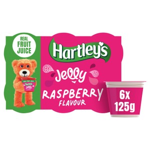 Hartley's Raspberry Jelly Pot Multipack 6x125g