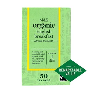 M&S Organic English Breakfast Teabags