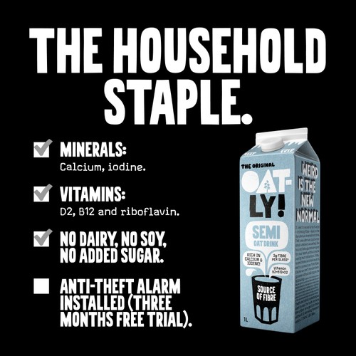 Oatly Oat Drink Semi Chilled 