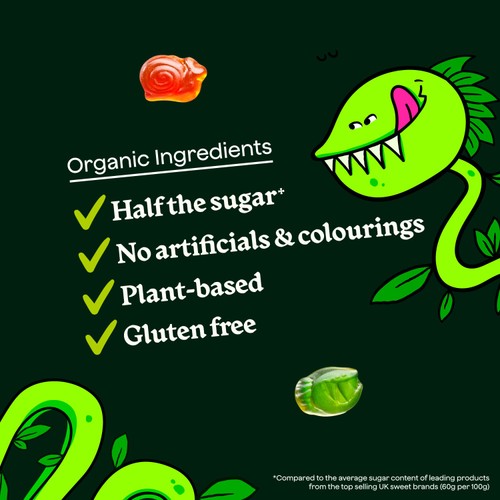 Wild Thingz Organic Sweets Gummy Grubs
