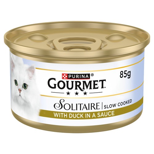 Gourmet Solitaire Duck Wet Cat Food