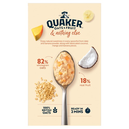 Quaker Oats Exotic Fruits Sachets 33g