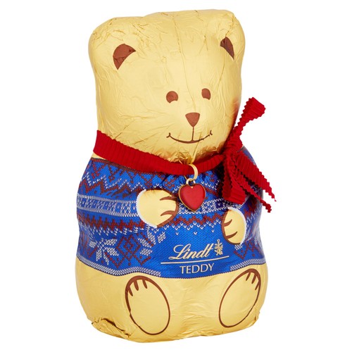 Lindt Milk Chocolate Teddy Red & Blue Jumper