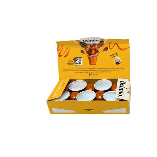 Belmio Caramel Caramba Nespresso Original compatible Aluminium Coffee Pods