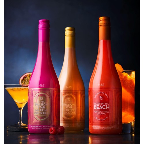 M&S Passion Star Martini Cocktail