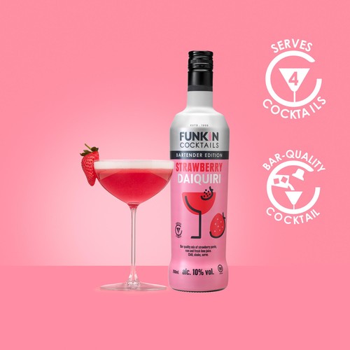 Funkin Strawberry Daiquiri Cocktail Bottle 