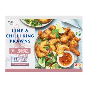 M&S Lime & Chilli King Prawns Frozen