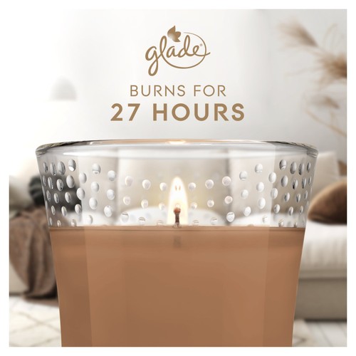 Glade Small Scented Candle, Sandalwood & Jasmine
