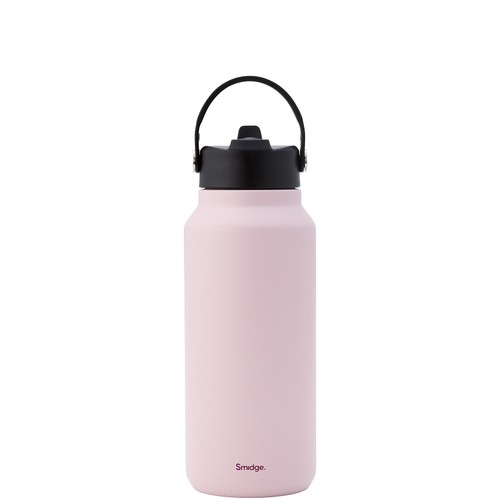 Smidge Flip Straw Bottle Summer Blush 900ml