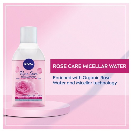 NIVEA Rose Care Micellar Rose Water with Oil Make-Up Remover