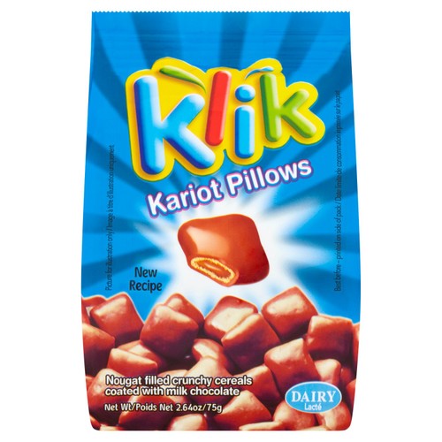 Klik Nougat Filled Crunchy Chocolate Bites