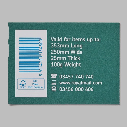 2nd Class Large Stamps