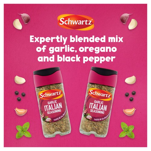 Schwartz Garlic Italian Seasoning Jar