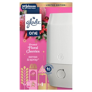 Glade ONE Sense & Spray Holder & Refill Frosted Floral Cherries