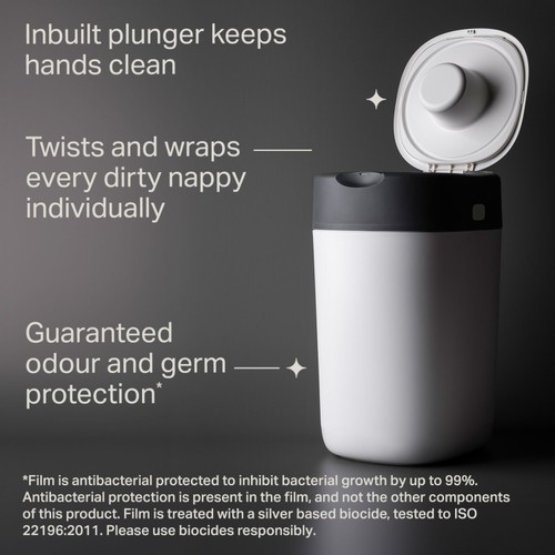 Tommee Tippee Twist & Click Nappy Bin + Casette