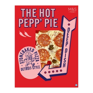 The Hot Pepp' Pie Detroit-Style Pizza