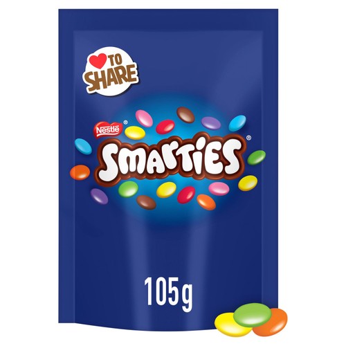 Smarties Milk Chocolate Sweets Sharing Bag