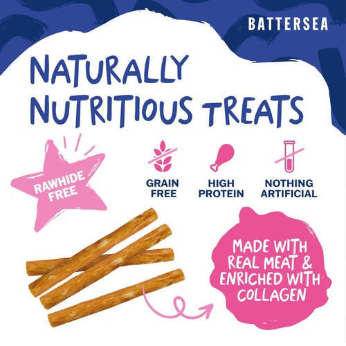 Battersea Turkey & Chicken Collagen Sticks