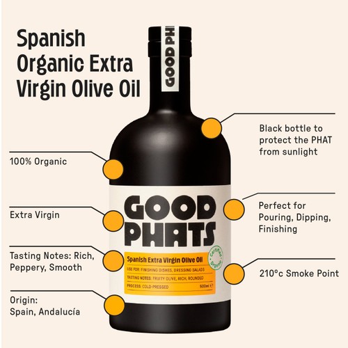 GOOD PHATS Organic Extra Virgin Olive Oil