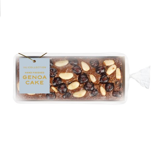 M&S Brazil Nut, Almond & Cherry Genoa Cake 