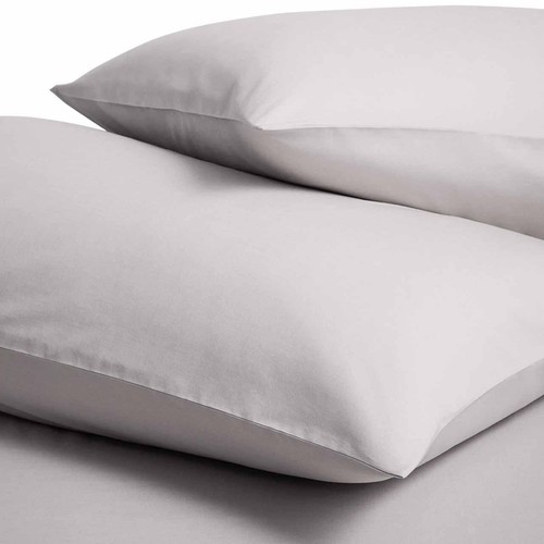 M&S Cotton Rich Pillowcases, Dove