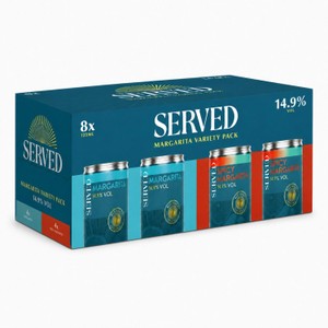 SERVED Margarita Variety 8 pack