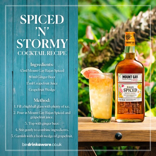 Mount Gay Bajan Spiced Rum based Spirit, 70cl