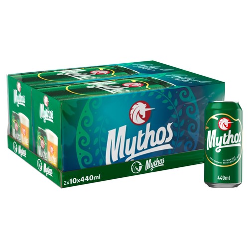 Mythos Premium Greek Lager Beer Can