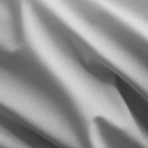 M&S Cotton Rich Fitted Sheet, Small Double, Silver Grey