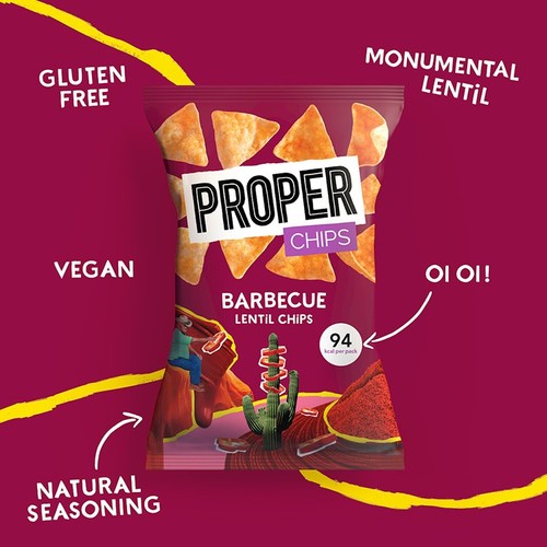 Properchips Barbecue Lentil Chips