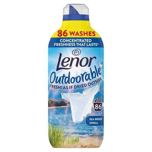 Lenor Outdoorable Fabric Conditioner Sea Breeze Stroll 86 Washes