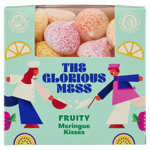 The Glorious Mess Fruity Meringue Kisses