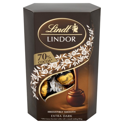 Lindt Lindor Extra Dark Chocolate Truffles Box