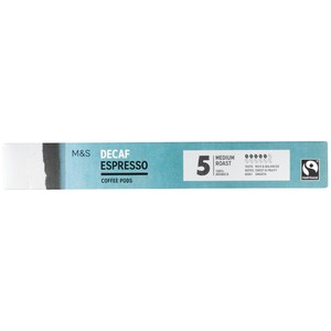 M&S Fairtrade Decaf Coffee Pods