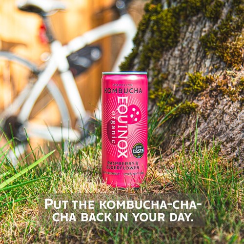 Equinox Organic Raspberry & Elderflower Kombucha