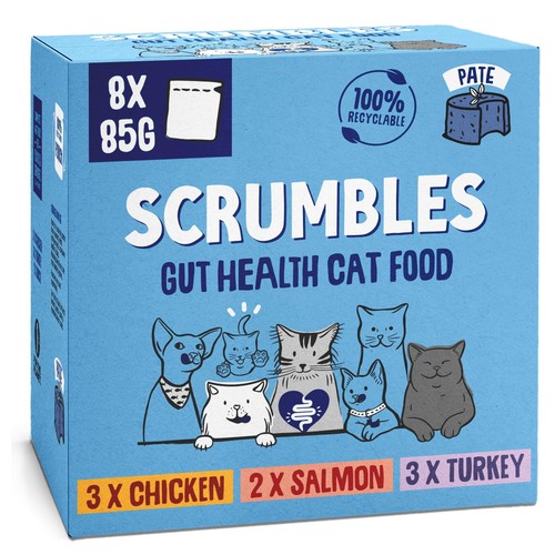 Scrumbles Grain Free Wet Cat Pate Pouch Selection