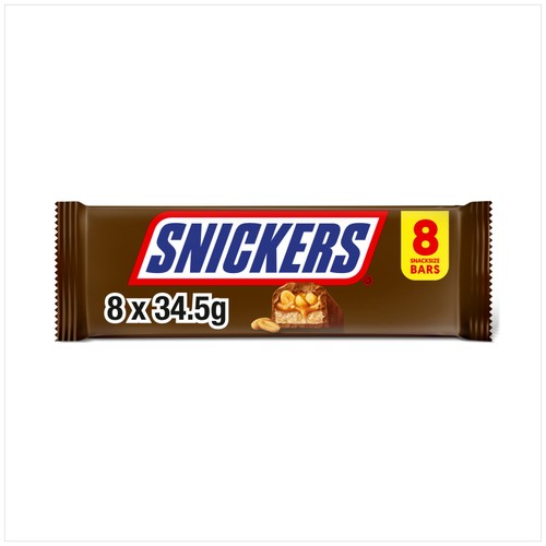 Snickers Caramel Nougat Peanuts & Milk Chocolate Snack Bars Multipack