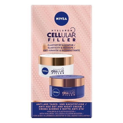 NIVEA Hyaluron Cellular Elasticity Filler Day & Night Face Cream Duo Pack