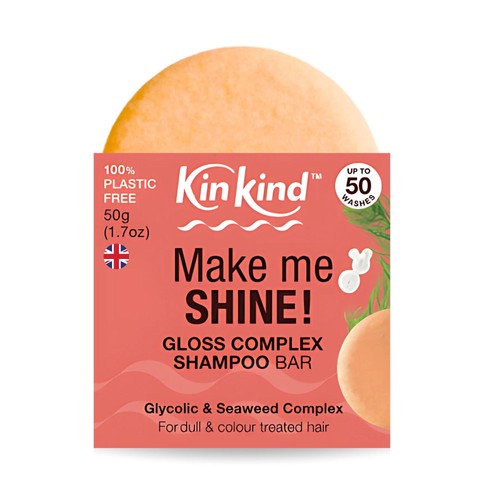KinKind Make me SHINE! Gloss Complex Shampoo Bar, 50g