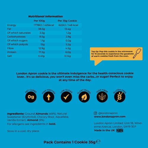 London Apron Almond Keto Cookie