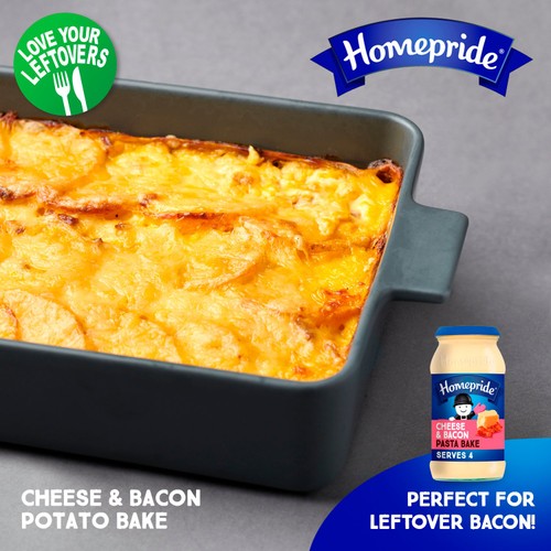 Homepride Cheese & Bacon Pasta Bake Sauce