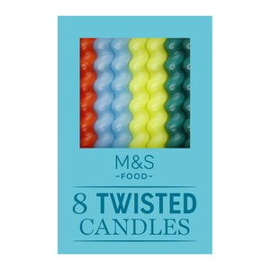 M&S Twisted Candles