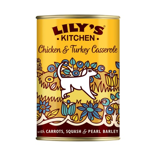 Lily's Kitchen Chicken & Turkey Casserole Wet Food for Dogs