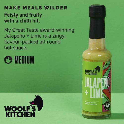 Woolf's Kitchen Jalapeno + Lime Hot Sauce