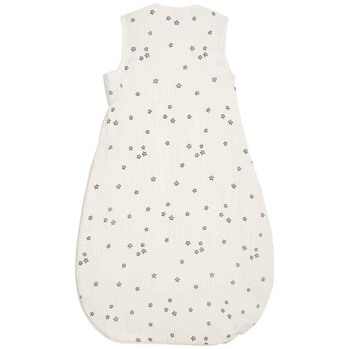M&S NB U 0.5T Star Muslin Sleeping Bag, 18-36 Months, White Mix