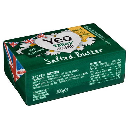 Yeo Valley Organic Salted Butter