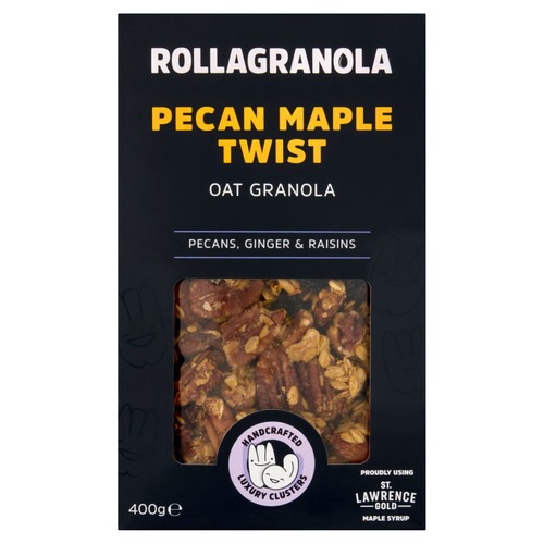 Rollagranola Pecan Maple Twist Oat Granola