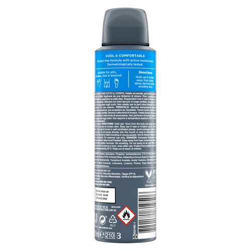 Dove Men+ 48h Whole Body Spray Marine & Blue Cypress