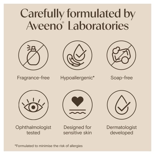 Aveeno Calm & Restore Foaming Cleanser for Sensitive Skin