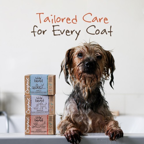 Little Beast Organic Scruffy Dog Shampoo Bar
